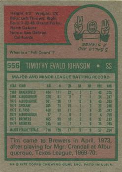 Tim Johnson  baseball card collectible - Main Image 2