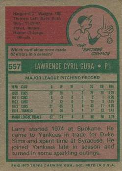 Larry Gura  baseball card collectible - Main Image 2
