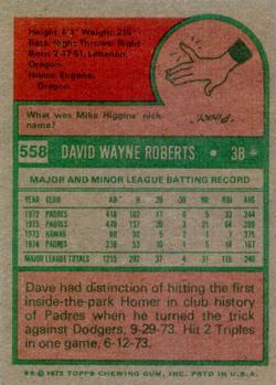 Dave Roberts  baseball card collectible - Main Image 2