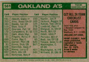 Oakland A’s / Alvin Dark  baseball card collectible - Main Image 2