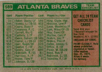 Atlanta Braves / Clyde King  baseball card collectible - Main Image 2