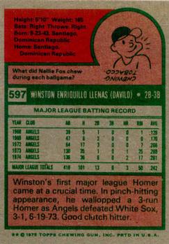 Winston Llenas  baseball card collectible - Main Image 2