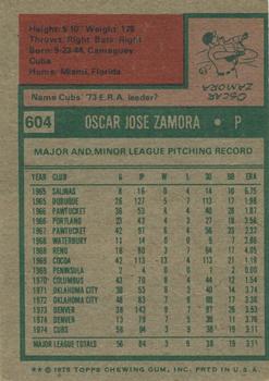 Oscar Zamora  baseball card collectible - Main Image 2