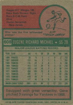 Gene Michael  baseball card collectible - Main Image 2