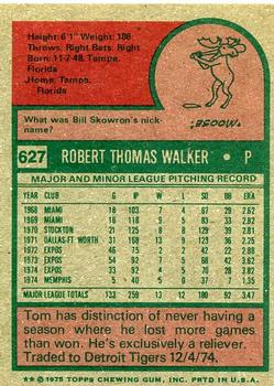 Tom Walker  baseball card collectible - Main Image 2
