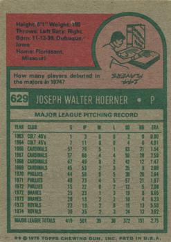 Joe Hoerner  baseball card collectible - Main Image 2