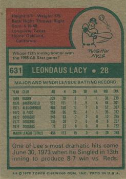 Lee Lacy  baseball card collectible - Main Image 2
