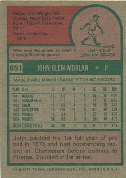 John Morlan  baseball card collectible - Main Image 2