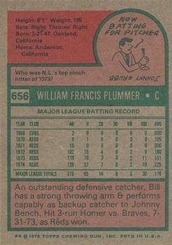 Bill Plummer  baseball card collectible - Main Image 2
