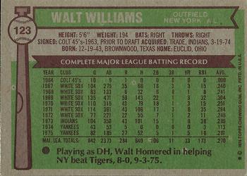 Walt Williams  baseball card collectible - Main Image 2