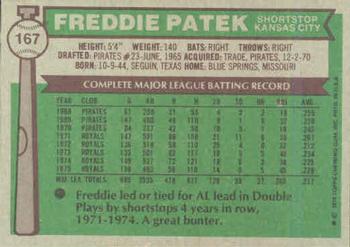 Freddie Patek  baseball card collectible - Main Image 2