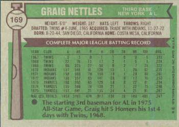 Graig Nettles  baseball card collectible - Main Image 2