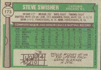 Steve Swisher  baseball card collectible - Main Image 2