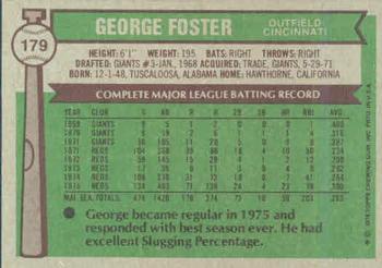 George Foster  baseball card collectible - Main Image 2