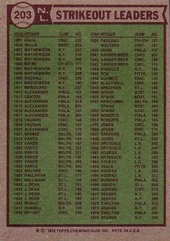 1975 NL Strikeout Leaders (Tom Seaver / John Montefusco / Andy Messersmith)  baseball card collectible - Main Image 2