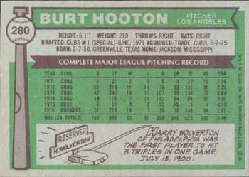 Burt Hooton  baseball card collectible - Main Image 2