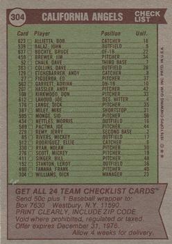 California Angels / Dick Williams  baseball card collectible - Main Image 2