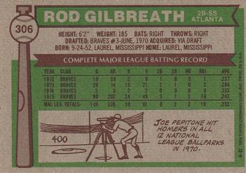 Rod Gilbreath  baseball card collectible - Main Image 2