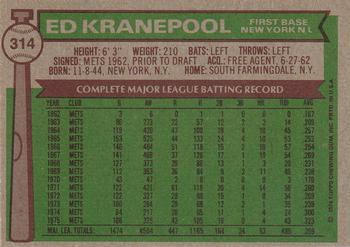 Ed Kranepool  baseball card collectible - Main Image 2