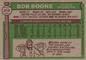 Bob Boone  baseball card collectible - Main Image 2