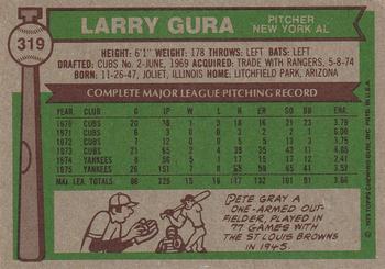 Larry Gura  baseball card collectible - Main Image 2