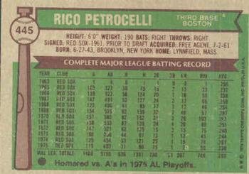 Rico Petrocelli  baseball card collectible - Main Image 2