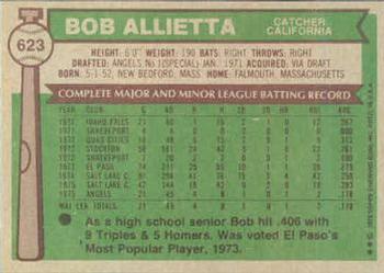 Bob Allietta  baseball card collectible - Main Image 2