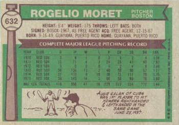 Rogelio Moret  baseball card collectible - Main Image 2