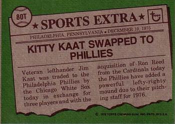 Jim Kaat  baseball card collectible - Main Image 2