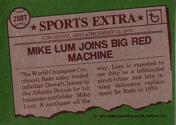 Mike Lum  baseball card collectible - Main Image 2