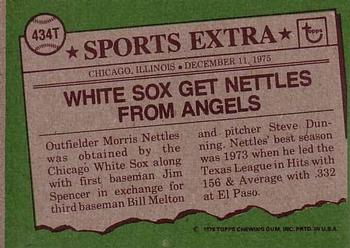 Morris Nettles  baseball card collectible - Main Image 2