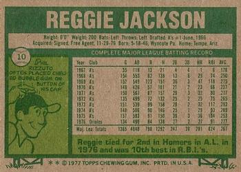 Reggie Jackson  baseball card collectible - Main Image 2