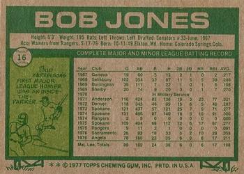 Bob Jones  baseball card collectible - Main Image 2