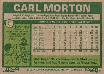 Carl Morton  baseball card collectible - Main Image 2