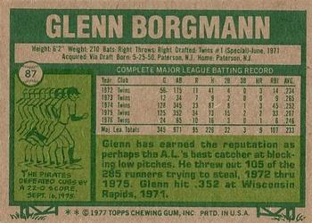 Glenn Borgmann  baseball card collectible - Main Image 2