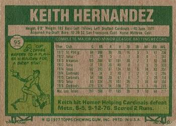 Keith Hernandez  baseball card collectible - Main Image 2