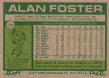Alan Foster  baseball card collectible - Main Image 2