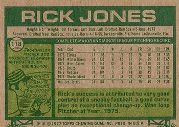 Rick Jones  baseball card collectible - Main Image 2