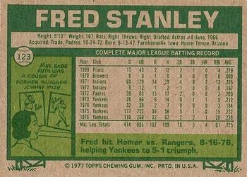 Fred Stanley  baseball card collectible - Main Image 2