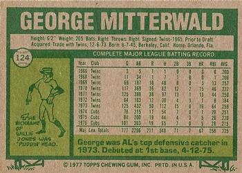 George Mitterwald  baseball card collectible - Main Image 2
