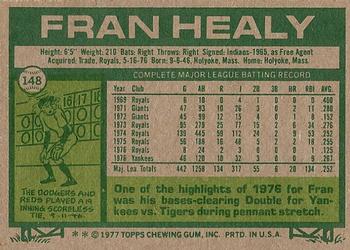 Fran Healy  baseball card collectible - Main Image 2