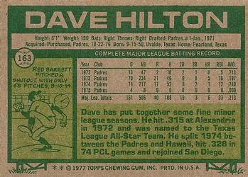 Dave Hilton  baseball card collectible - Main Image 2