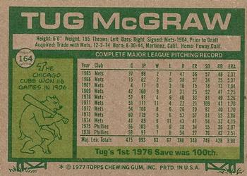 Tug McGraw  baseball card collectible - Main Image 2