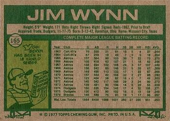 Jim Wynn  baseball card collectible - Main Image 2