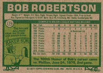 Bob Robertson  baseball card collectible - Main Image 2
