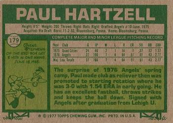 Paul Hartzell  baseball card collectible - Main Image 2