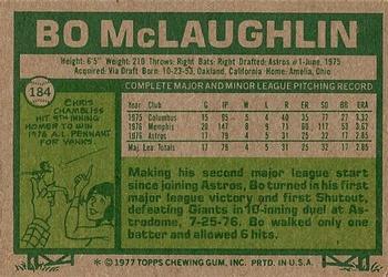 Bo McLaughlin  baseball card collectible - Main Image 2