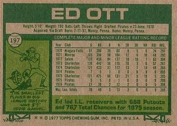 Ed Ott  baseball card collectible - Main Image 2