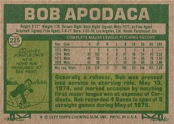 Bob Apodaca  baseball card collectible - Main Image 2