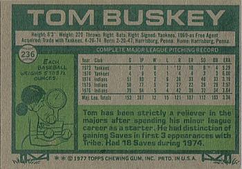 Tom Buskey  baseball card collectible - Main Image 2